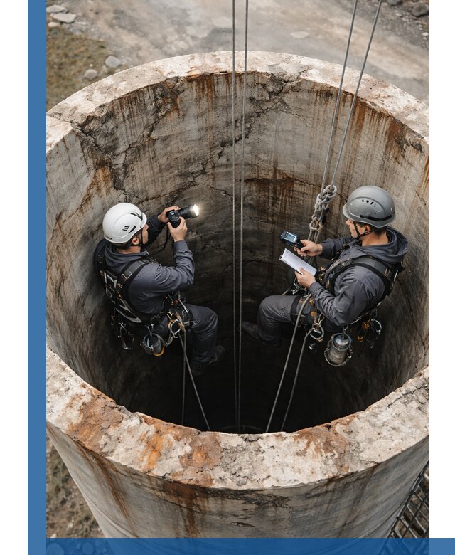 Обследование дымовой трубы: диагностика и оценка состояния в Качканаре