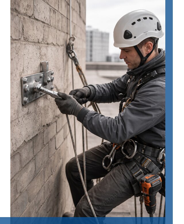 Установка анкерных точек в Качканаре от 3589 р. | ВЫСОТНИК-Кчк