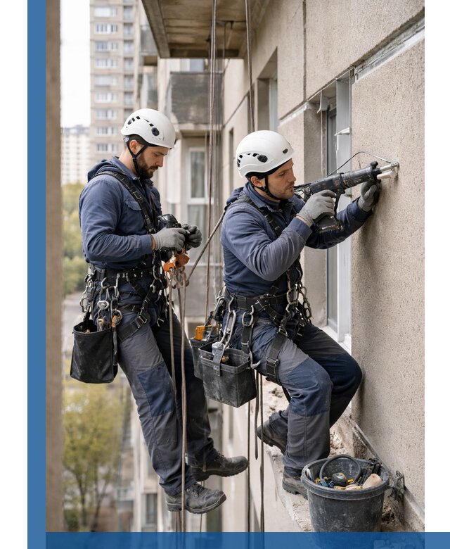 Промышленные альпинисты высотные работы и монтаж в Качканаре